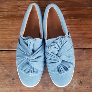 Blue women shoes, sneakers size 7